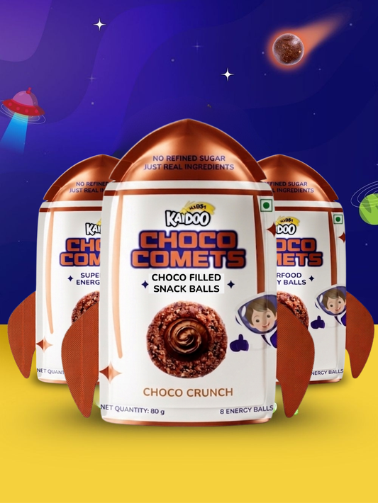 Choco Comets Choco Crunch – Chocolate Filled Snack Balls