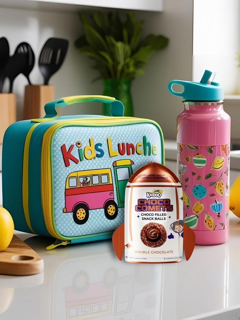 Choco Comets Double Chocolate – Chocolate Filled Snack Balls – Kaidoo Kids