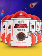 Choco Comets Yummy Berry 6 Pack – Chocolate Filled Snack Balls
