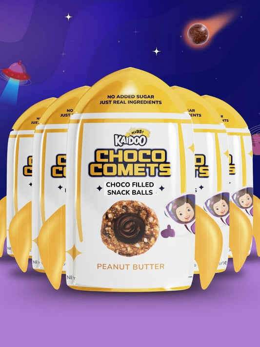 Choco Comets Peanut Butter 6 Pack – Chocolate Filled Snack Balls