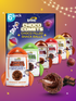 Choco Comets - Chocolate Filled Snack Balls (Variety 6 Pack)