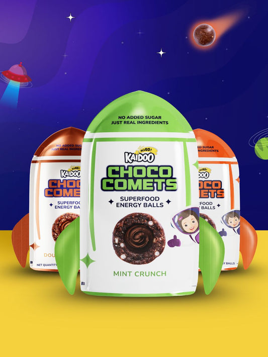 Choco Comets - Chocolate Filled Energy Balls (Variety 3 Pack)